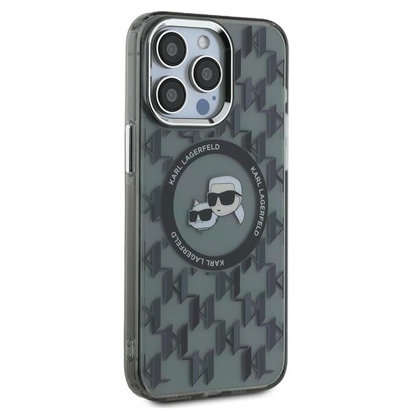 Karl-Lagerfeld-IML-Monogram-Karl-Choupette-Head-MagSafe-telefontok-fekete-iPhone-15-Pro-Max-3