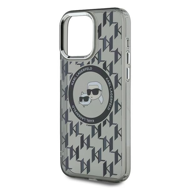 Karl-Lagerfeld-IML-Monogram-Karl-Choupette-Head-MagSafe-telefontok-fekete-iPhone-15-Pro-Max-5