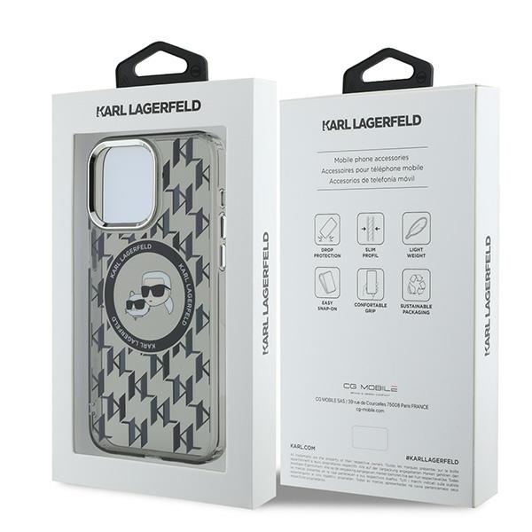 Karl-Lagerfeld-IML-Monogram-Karl-Choupette-Head-MagSafe-telefontok-fekete-iPhone-15-Pro-Max-7