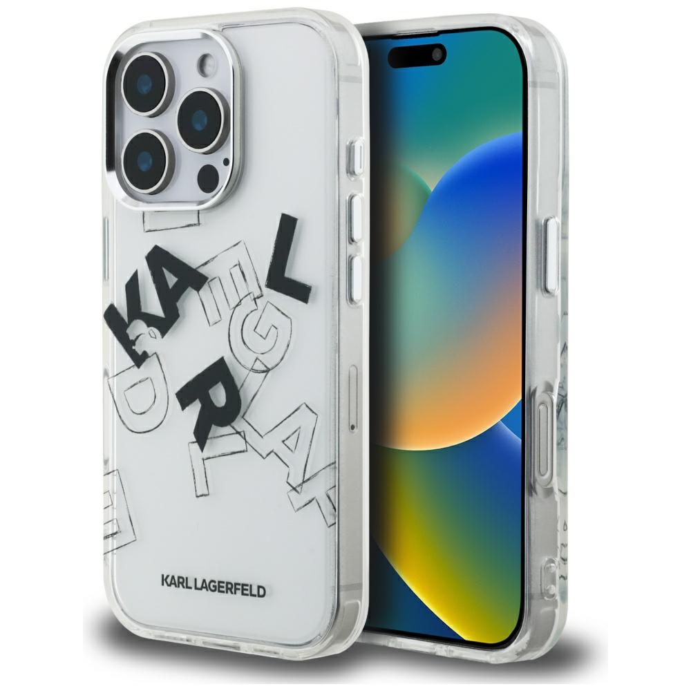 Karl Lagerfeld IML Sketched Graphic telefontok átlátszó - iPhone 16 Pro Karl Lagerfeld IML Sketched Graphic telefontok átlátszó - iPhone 16 Pro