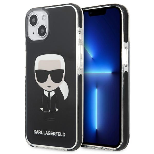 Karl Lagerfeld Iconik Karl telefontok fekete - iPhone 13 Mini