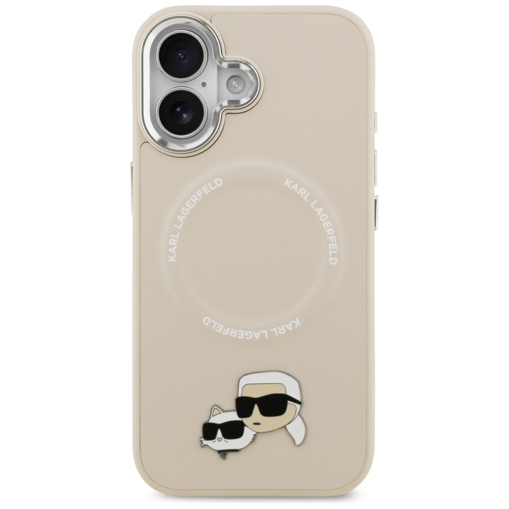 Karl-Lagerfeld-Karl-Choupette-Pins-MagSafe-telefontok-bezs-iPhone-17-2