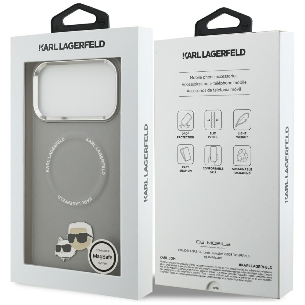 Karl-Lagerfeld-Karl-Choupette-Pins-MagSafe-telefontok-szurke-iPhone-17-Pro-Max-7