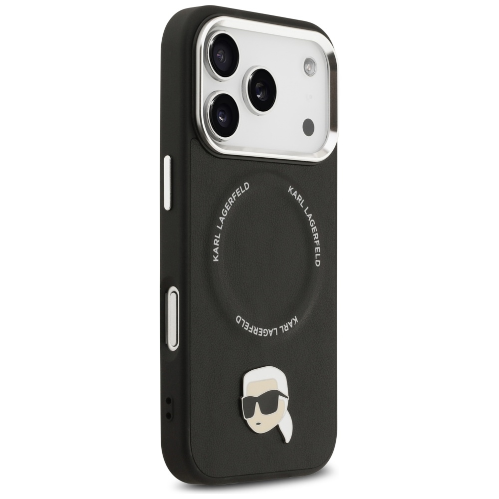 Karl-Lagerfeld-Karl-Pin-MagSafe-telefontok-fekete-iPhone-17-Pro-Max-3