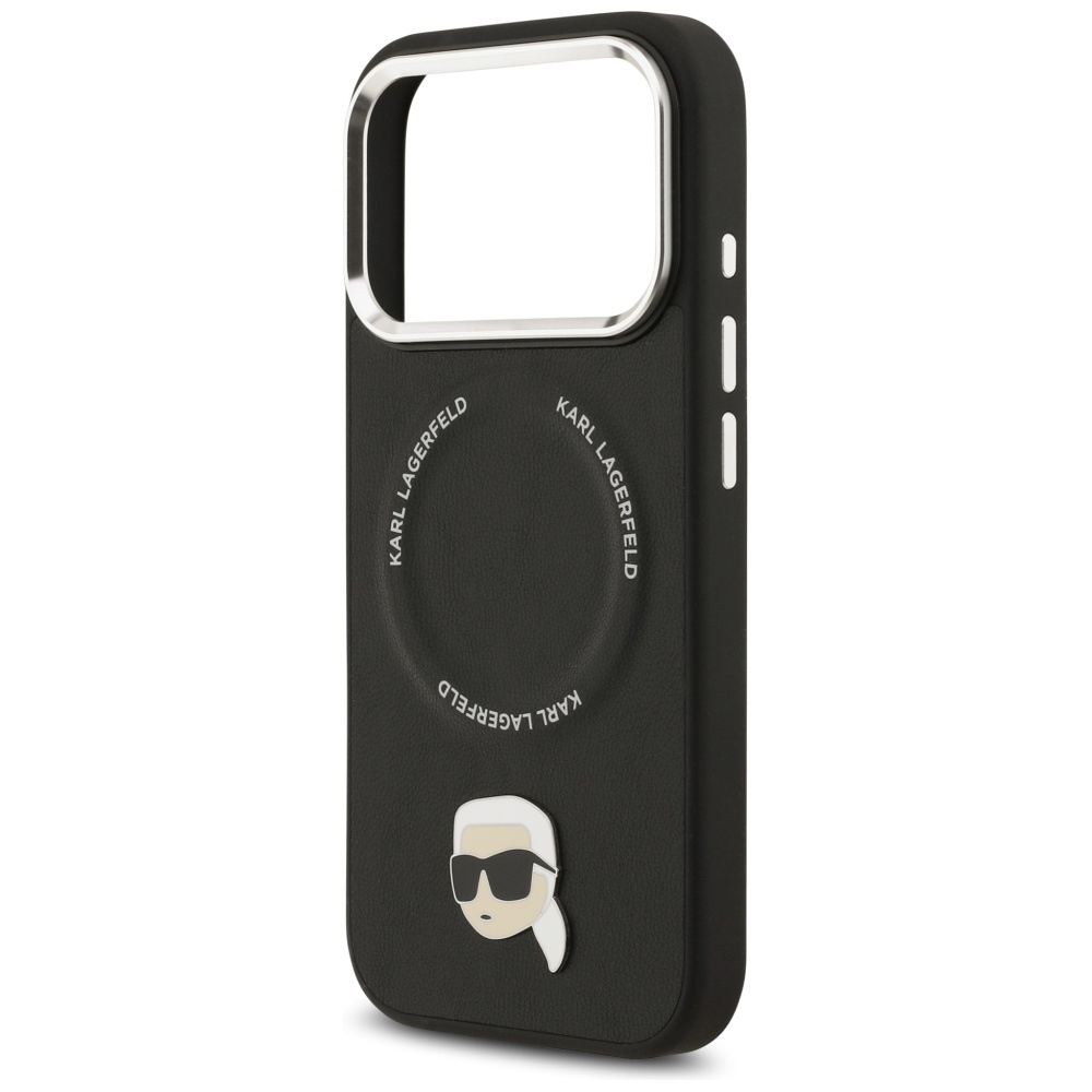 Karl-Lagerfeld-Karl-Pin-MagSafe-telefontok-fekete-iPhone-17-Pro-Max-5