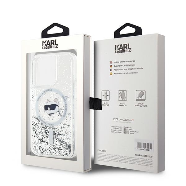 Karl-Lagerfeld-Liquid-Glitter-Choupette-Head-MagSafe-telefontok-atlatszo-iPhone-15-Pro-Max-7