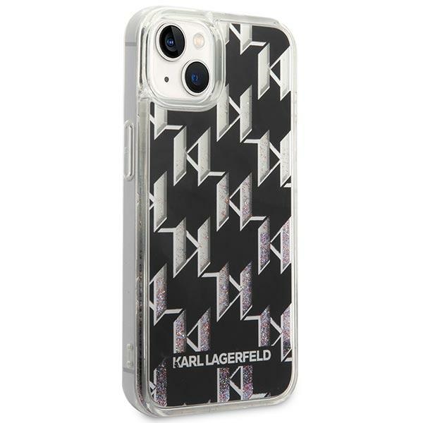 Karl-Lagerfeld-Liquid-Glitter-Monogram-telefontok-fekete-iPhone-14-Plus-3