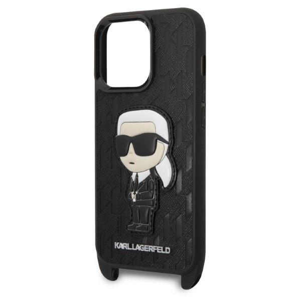 Karl-Lagerfeld-Monogram-Ikonik-Patch-telefontok-fekete-iPhone-14-Pro-4
