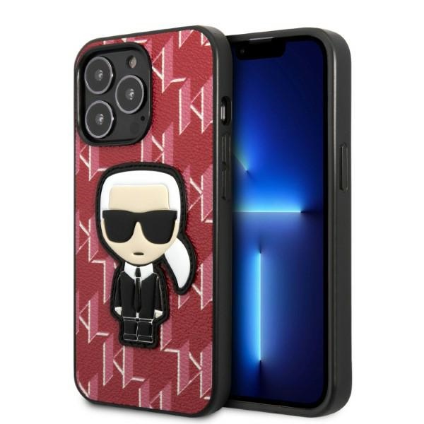 Karl Lagerfeld Monogram Ikonik Patch telefontok piros - iPhone 13 Pro Max