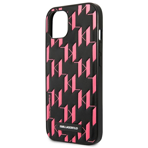 Karl-Lagerfeld-Monogram-Plaque-telefontok-rozsaszin-iPhone-13-mini-5