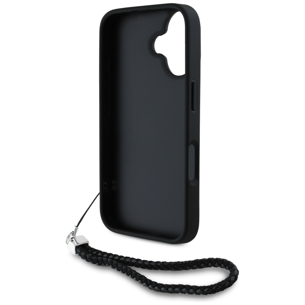 Karl-Lagerfeld-Quilted-Initial-Logo-Chain-Strap-telefontok-fekete-iPhone-16-5
