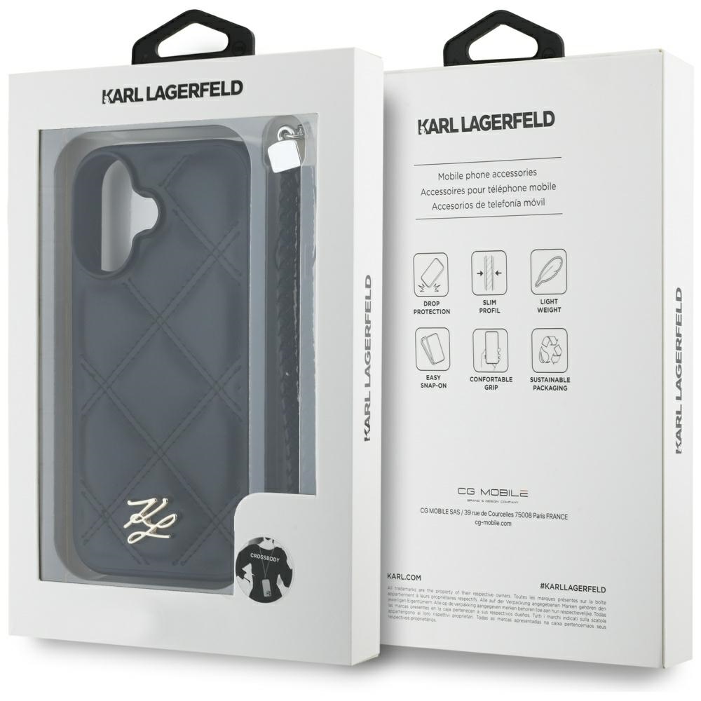 Karl-Lagerfeld-Quilted-Initial-Logo-Chain-Strap-telefontok-fekete-iPhone-16-6