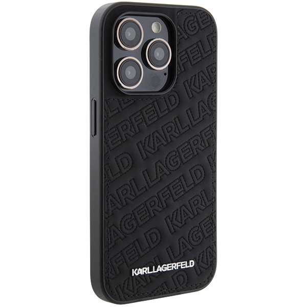 Karl-Lagerfeld-Quilted-K-Pattern-telefontok-fekete-iPhone-15-Pro-3