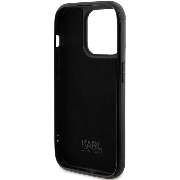Karl-Lagerfeld-Rhinestone-Logo-Metal-Plate-telefontok-fekete-iPhone-15-Pro-Max-iPhone-15-Pro-6
