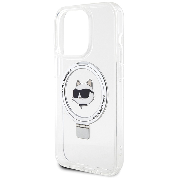 Karl-Lagerfeld-Ring-Stand-Choupette-Head-MagSafe-telefontok-feher-iPhone-15-Pro-Max-5