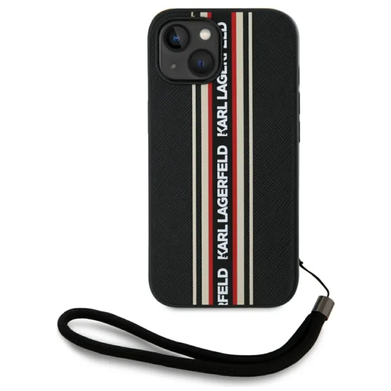 Karl Lagerfeld Saffiano telefontok piros - iPhone 15
