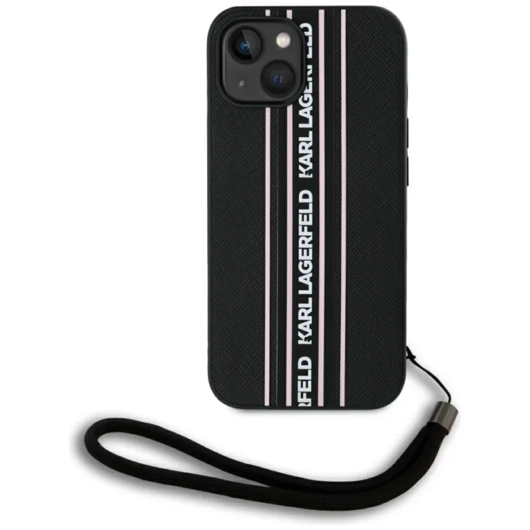 Karl Lagerfeld Saffiano telefontok rózsaszín - iPhone 15