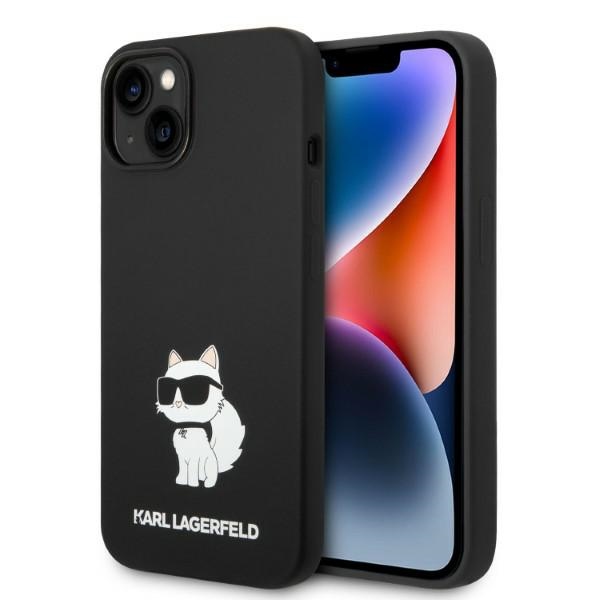 Karl Lagerfeld Silicone Choupette MagSafe telefontok fekete - iPhone 14 Plus