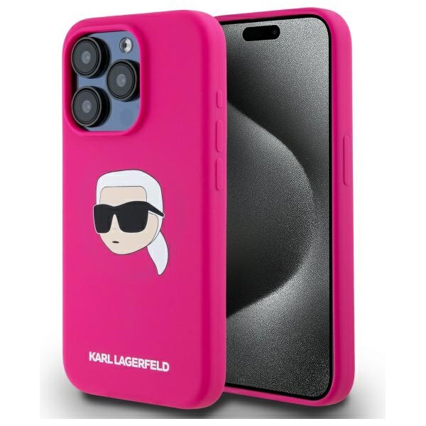 Karl Lagerfeld Silicone telefontok - iPhone 15 Pro