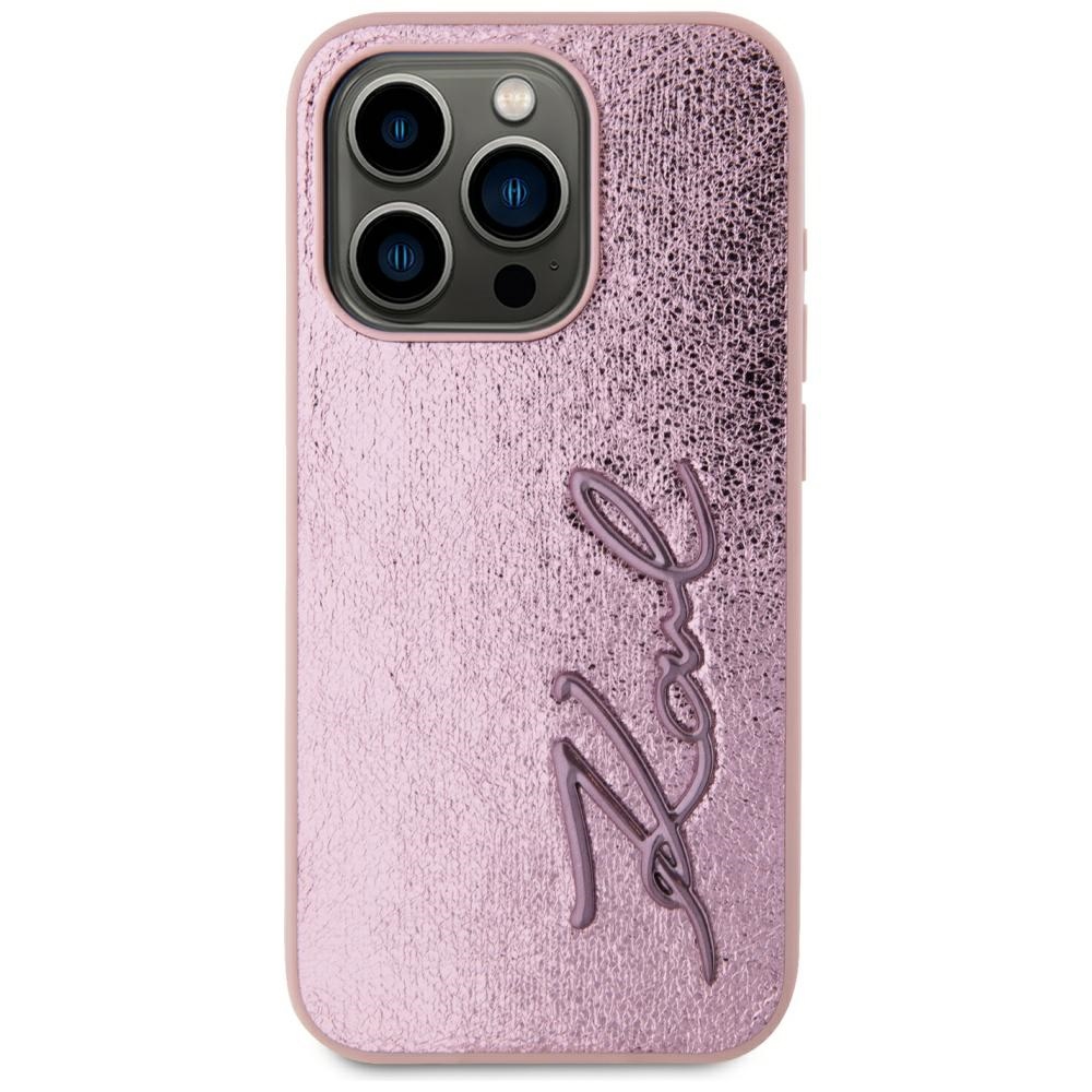 Karl-Lagerfeld-Wrinkled-telefontok-rozsaszin-iPhone-15-Pro-2