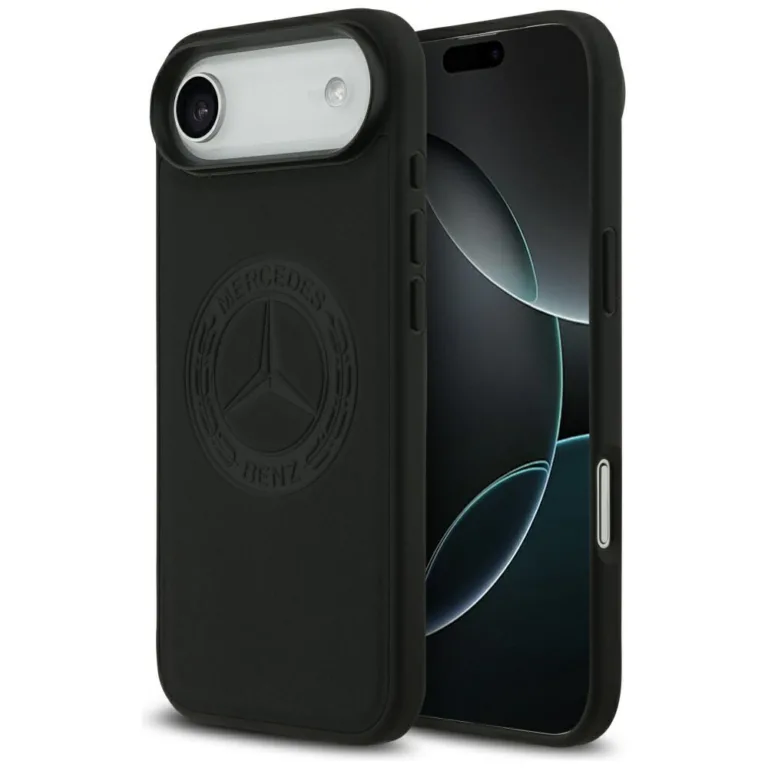 Mercedes Leather Vintage Logo MagSafe telefontok fekete - iPhone 17 Air