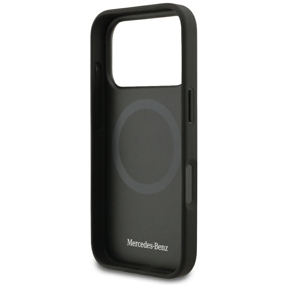 Mercedes-Leather-Vintage-Logo-MagSafe-telefontok-fekete-iPhone-17-Pro-6