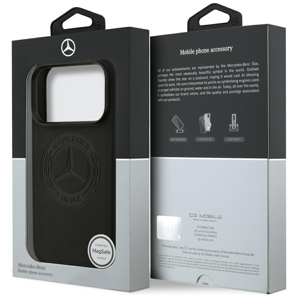 Mercedes-Leather-Vintage-Logo-MagSafe-telefontok-fekete-iPhone-17-Pro-7