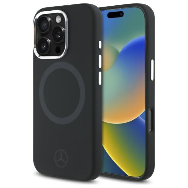 Mercedes Silicon telefontok fekete - iPhone 16 Pro