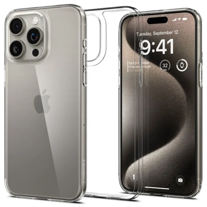 Spigen Airskin Hybrid telefontok átlátszó - iPhone 15 Pro Max