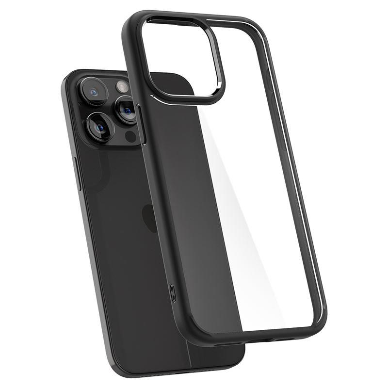Spigen-Crystal-Hybrid-telefontok-atlatszofekete-iPhone-15-Pro-10