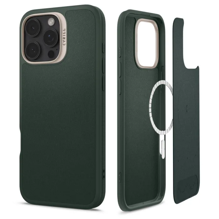 Spigen Cyrill Kajuk Mag telefontok zöld - iPhone 16 Pro Max