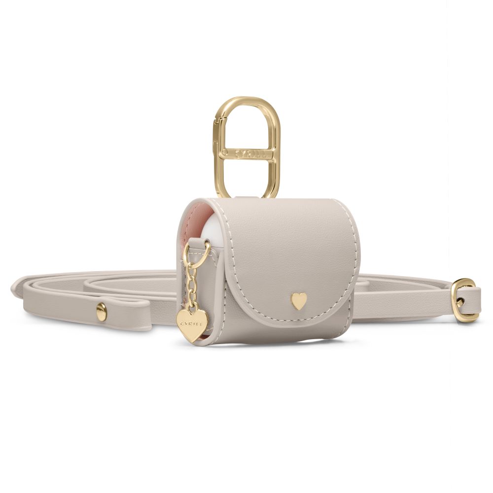 Spigen Cyrill Mini Bag tok – AirPods 4 – bézs Spigen Cyrill Mini Bag tok – AirPods 4 – bézs