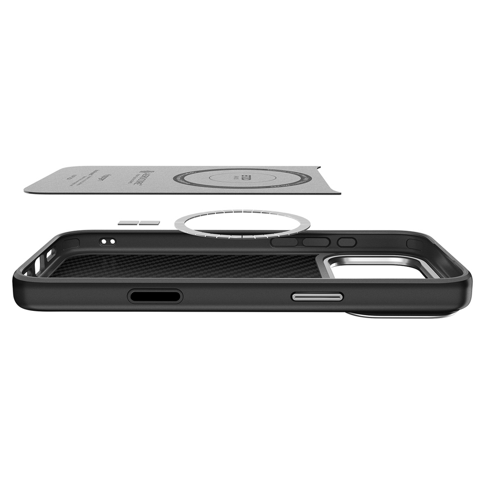 Spigen-Enzo-Aramid-„T-MagSafe-iPhone-17-Pro-Max-telefontok-–-fekete-ezust-7