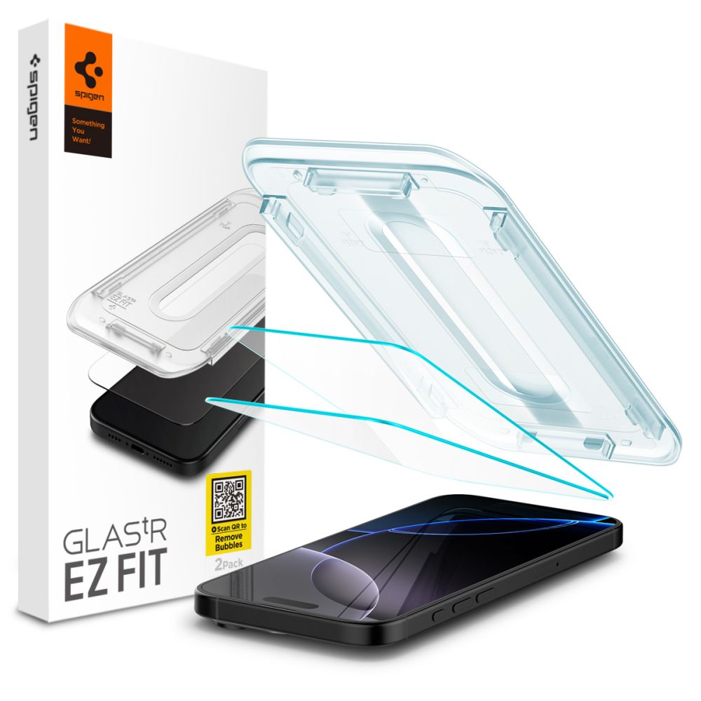Spigen Glas.tR EZ Fit edzett üveg – iPhone 16 Pro Max / 17 Pro Max (2 db) Spigen Glas.tR EZ Fit edzett üveg – iPhone 16 Pro Max / 17 Pro Max (2 db)
