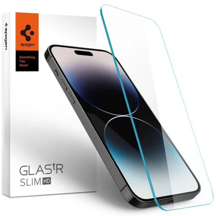Spigen Glas.tR Slim edzett üveg – iPhone 14 Pro Max