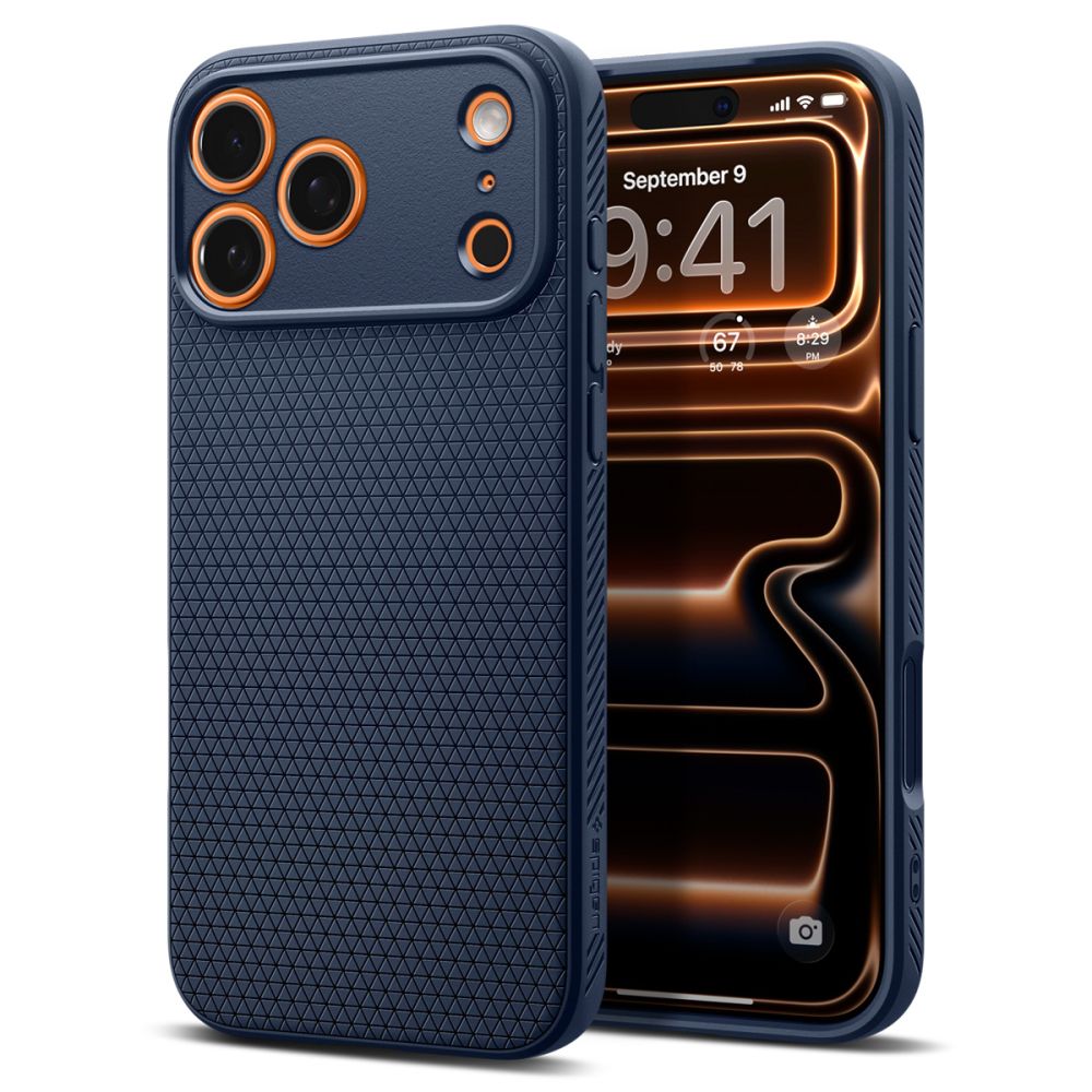 Spigen Liquid Air telefontok kék - iPhone 17 Pro Spigen Liquid Air telefontok kék - iPhone 17 Pro