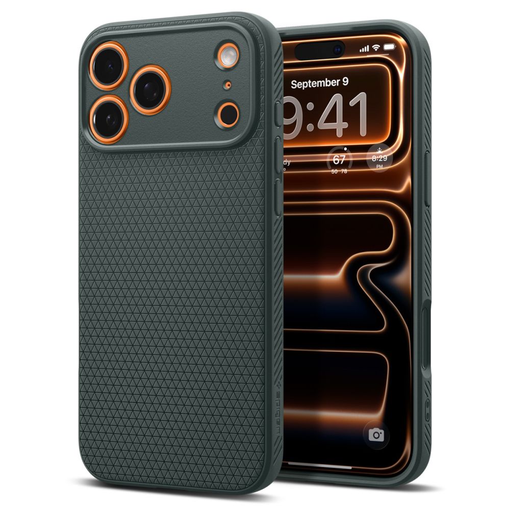 Spigen Liquid Air telefontok zöld - iPhone 17 Spigen Liquid Air telefontok zöld - iPhone 17
