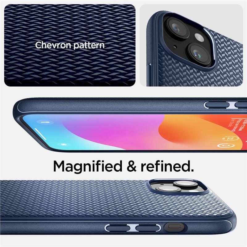 Spigen Mag Armor MagSafe telefontok kék - iPhone 15 Plus Spigen Mag Armor MagSafe telefontok kék - iPhone 15 Plus