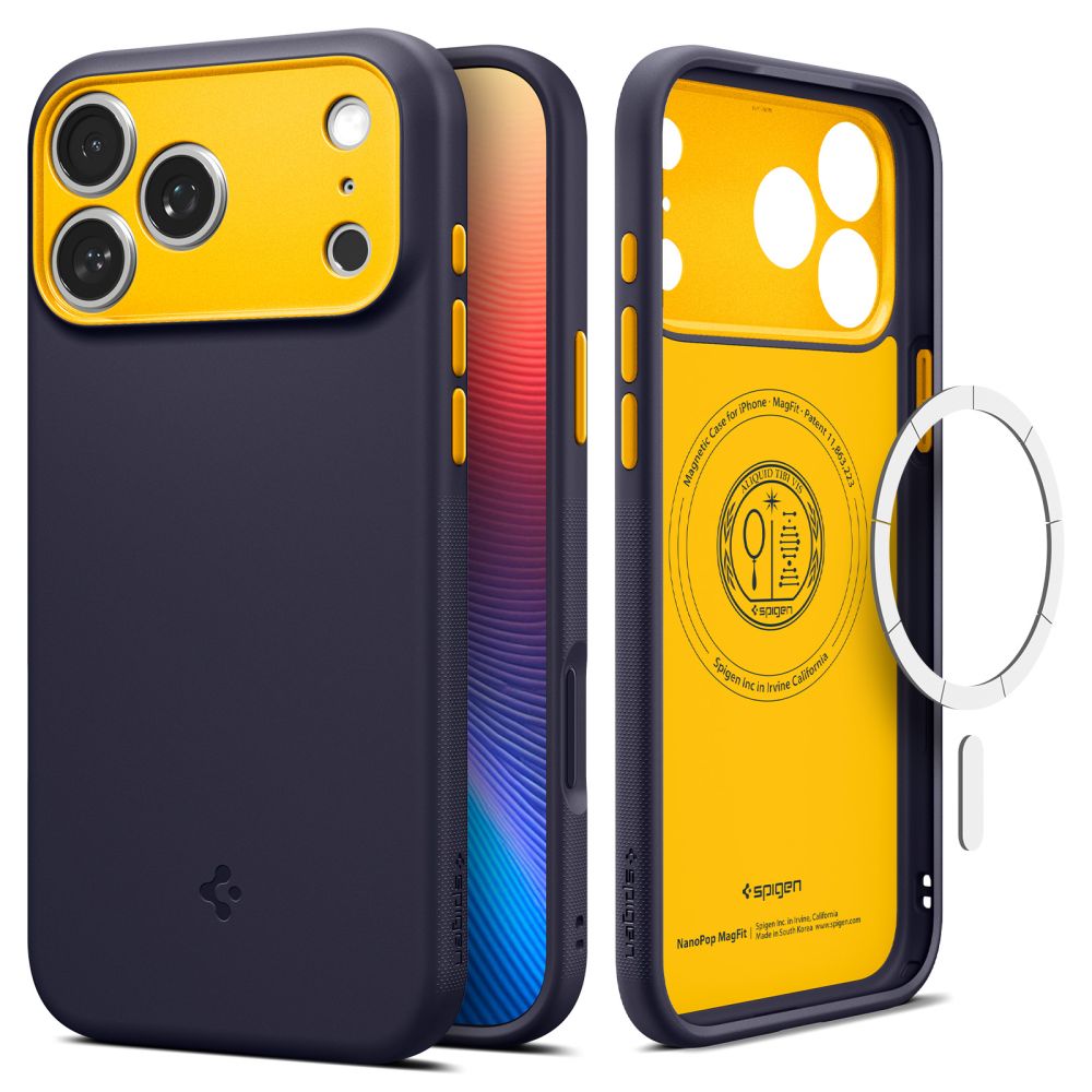 Spigen Nano Pop MagSafe telefontok kék - iPhone 17 Pro Max Spigen Nano Pop MagSafe telefontok kék - iPhone 17 Pro Max