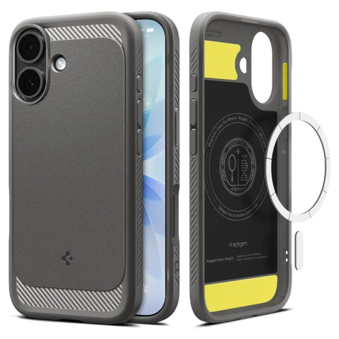 Spigen Rugged Armor Mag MagSafe telefontok szürke - iPhone 17