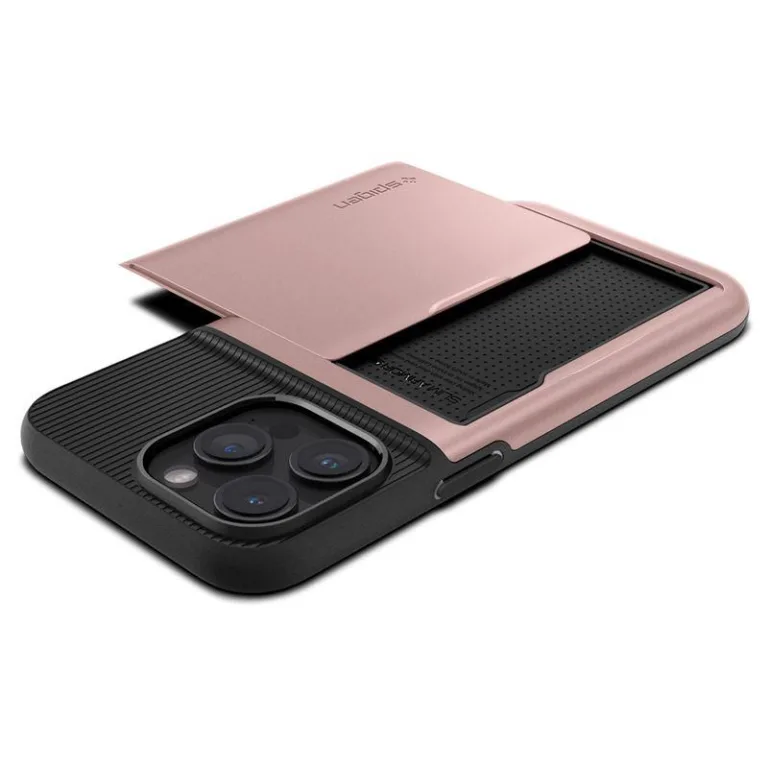 Spigen Slim Armor CS telefontok rózsaszín - iPhone 15 Pro Max