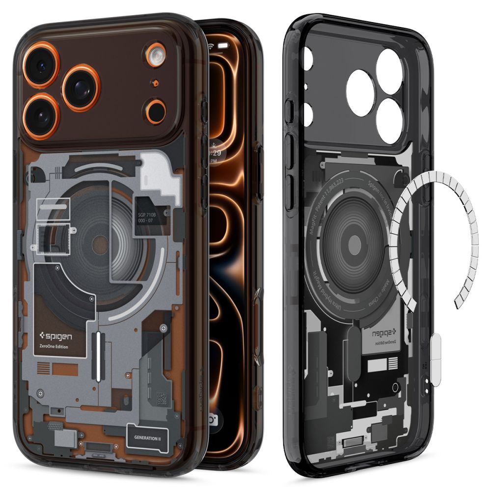 Spigen Ultra Hybrid Mag telefontok fekete - iPhone 17 Pro Max Spigen Ultra Hybrid Mag telefontok fekete - iPhone 17 Pro Max