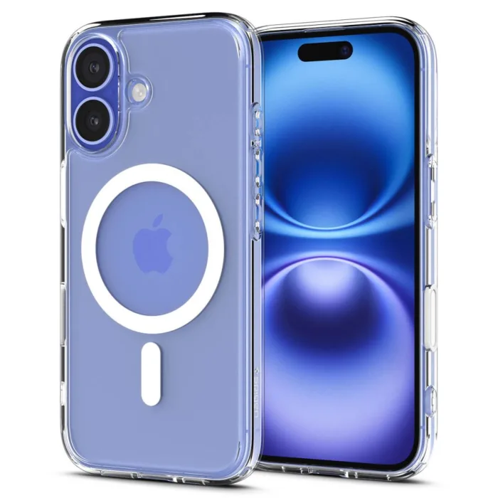 Spigen Ultra Hybrid "T" MagSafe telefontok fehér - iPhone 16