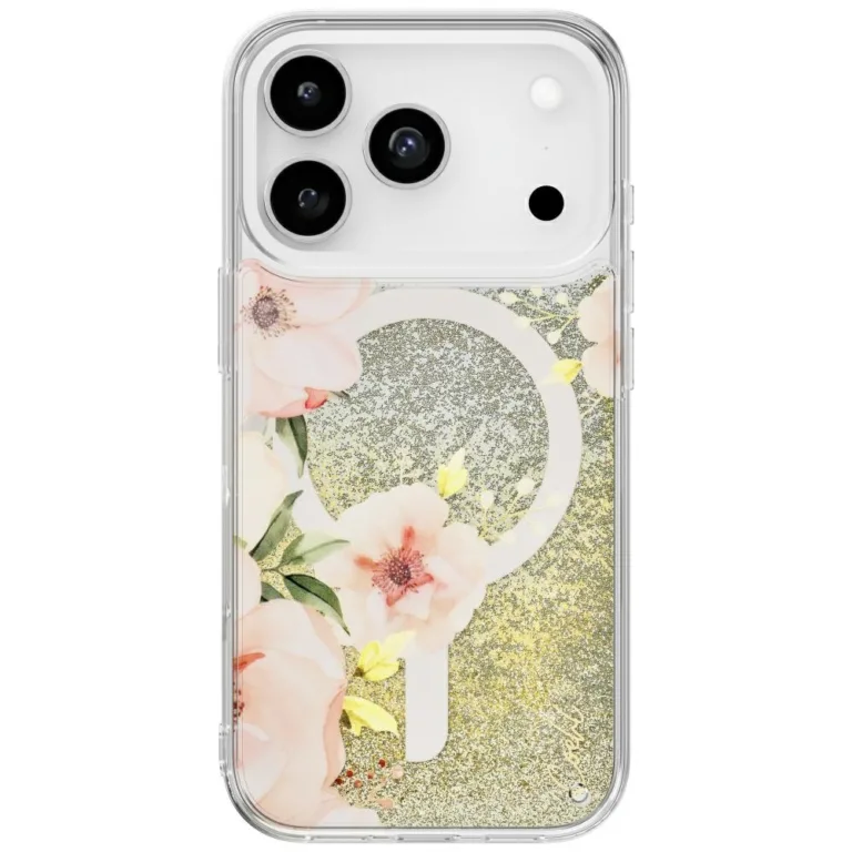 Uniq Coehl Fleurette Magclick töltéses tok iPhone 17 Pro – átlátszó