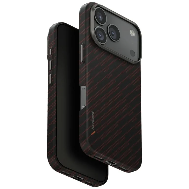 Uniq Keva EDGE Magclick töltéses tok iPhone 17 Pro – narancssárga