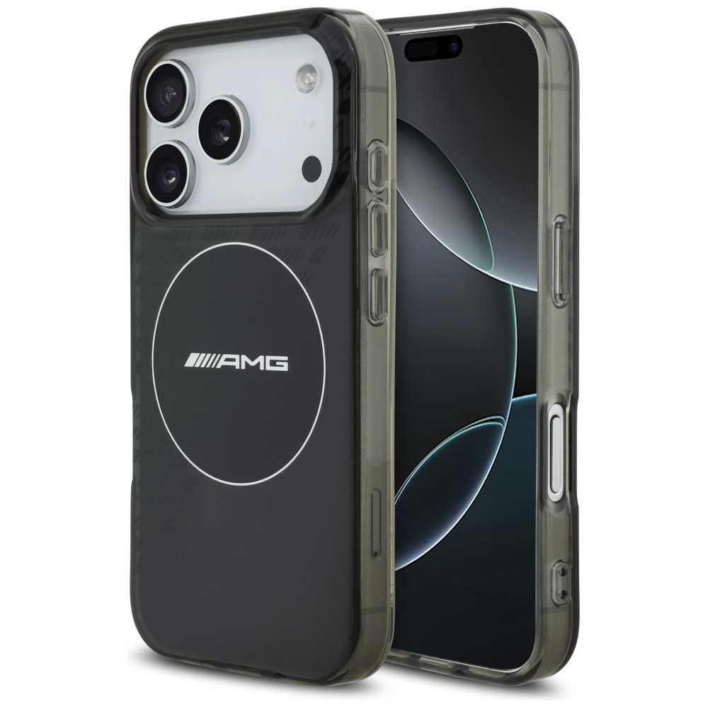 AMG Double Layer Transparent Smocked MagSafe telefontok fekete - iPhone 17 Pro AMG Double Layer Transparent Smocked MagSafe telefontok fekete - iPhone 17 Pro