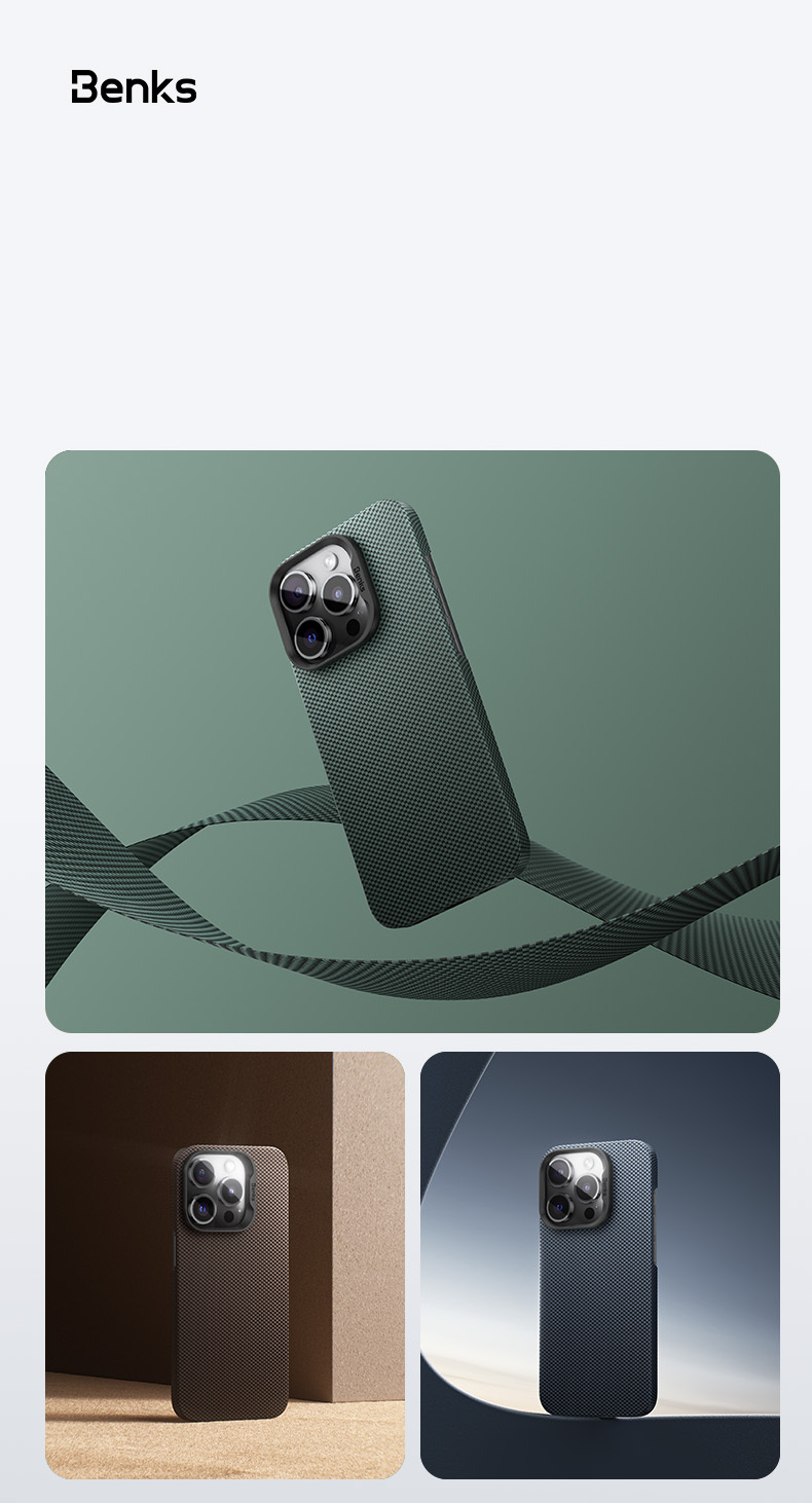 Benks-Magnetic-Armor-Tint-Kevlar-1000D-telefontok-iPhone-16-Pro-Max-–-arany-1