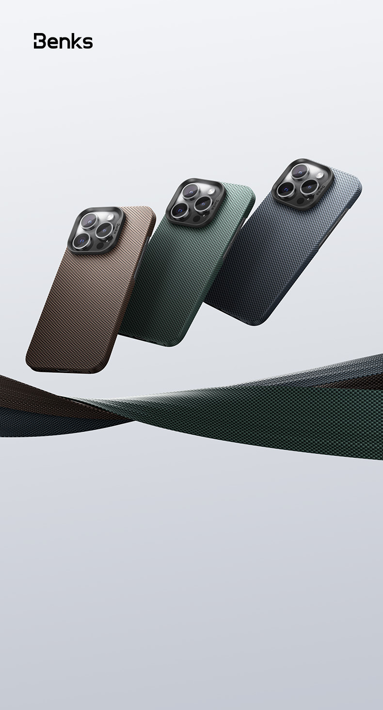 Benks-Magnetic-Armor-Tint-Kevlar-1000D-telefontok-iPhone-16-Pro-Max-–-arany-2