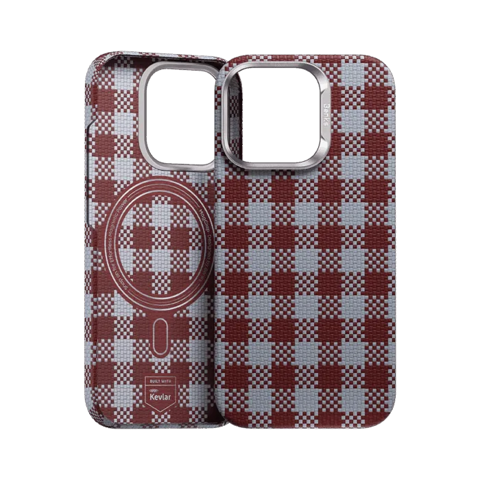 Benks Magnetic Armor Vichy Kevlar telefontok iPhone 16 Pro Max – piros