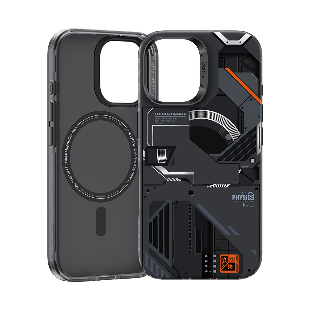Benks-Magnetic-Mecha-Series-telefontok-iPhone-16-Plus-–-fekete-1